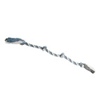 Jouet corde xxl avec 4 nœuds bleu  ø 12 cm x 150 cm pour chien