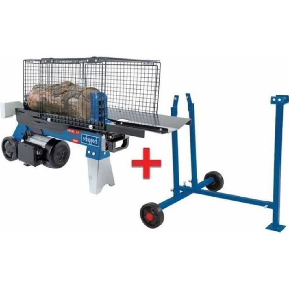 Fendeur de bûches électrique horizontal hl760ls 7t 2200w - - 52cm ø 25 cm - avec support