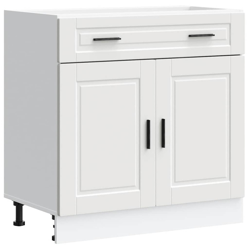 Armoire de cuisine porto blanc bois d'ingénierie