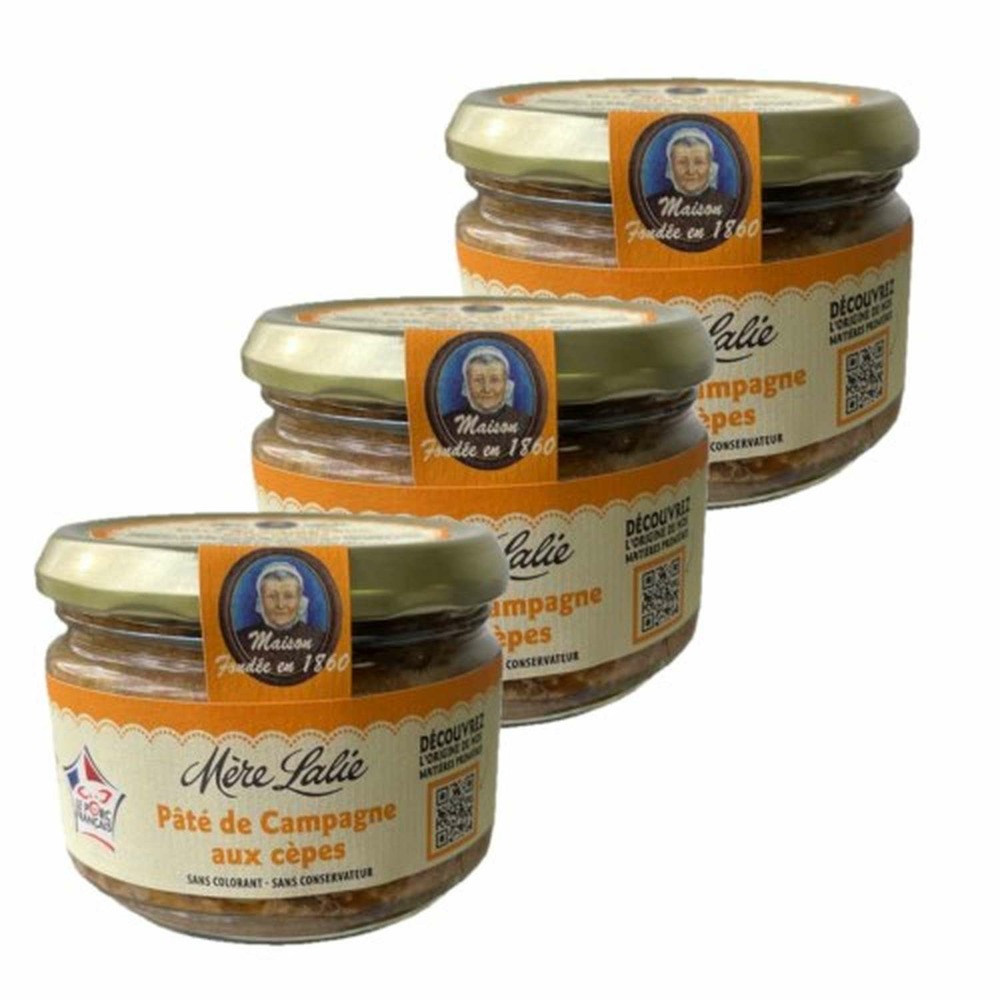 Pâté de campagne aux cèpes - mère lalie