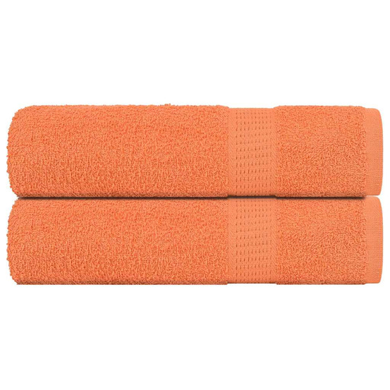Serviettes de bain 2 pcs frogn orange 100x150 cm 100% coton