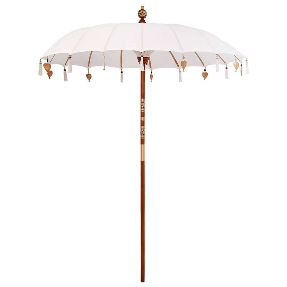 Parasol balinais crème 190 x 190 x 260 cm
