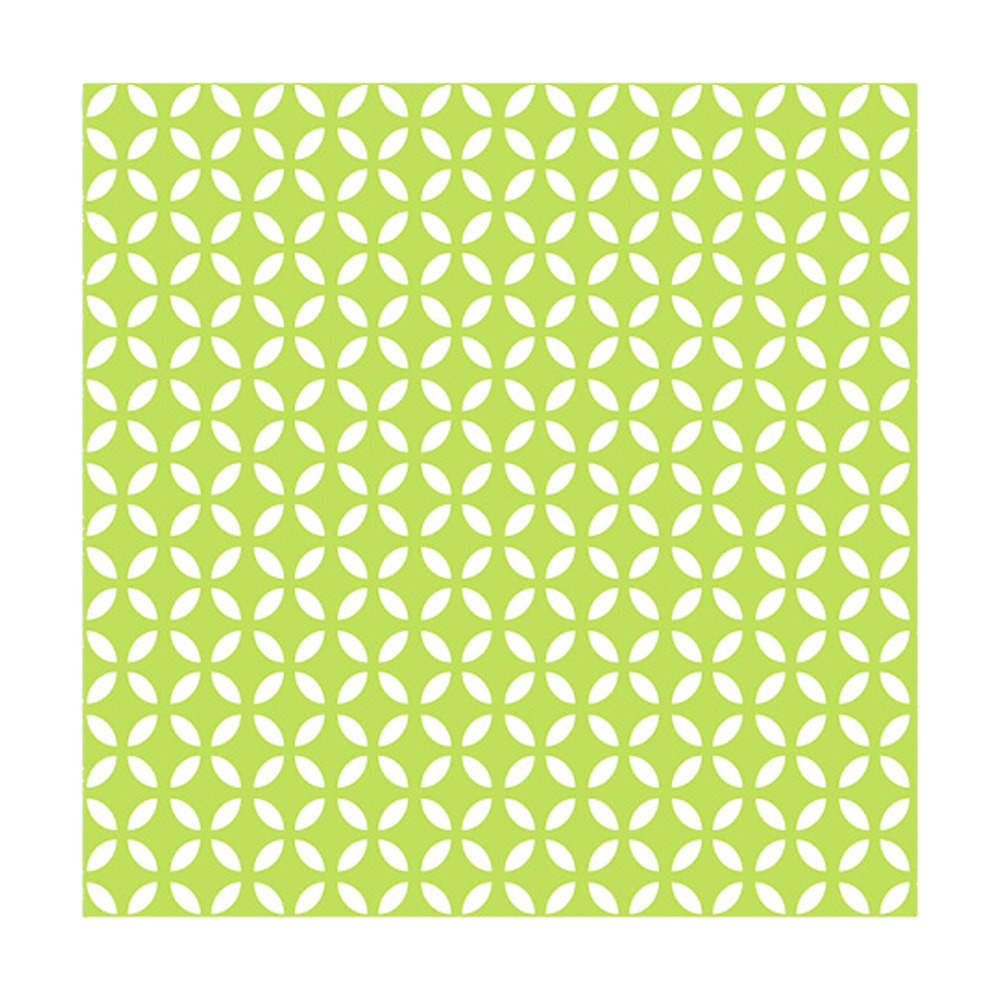 Lot de 20 serviettes papier geometrique vert