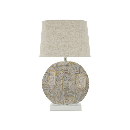 Lampe à poser en résine