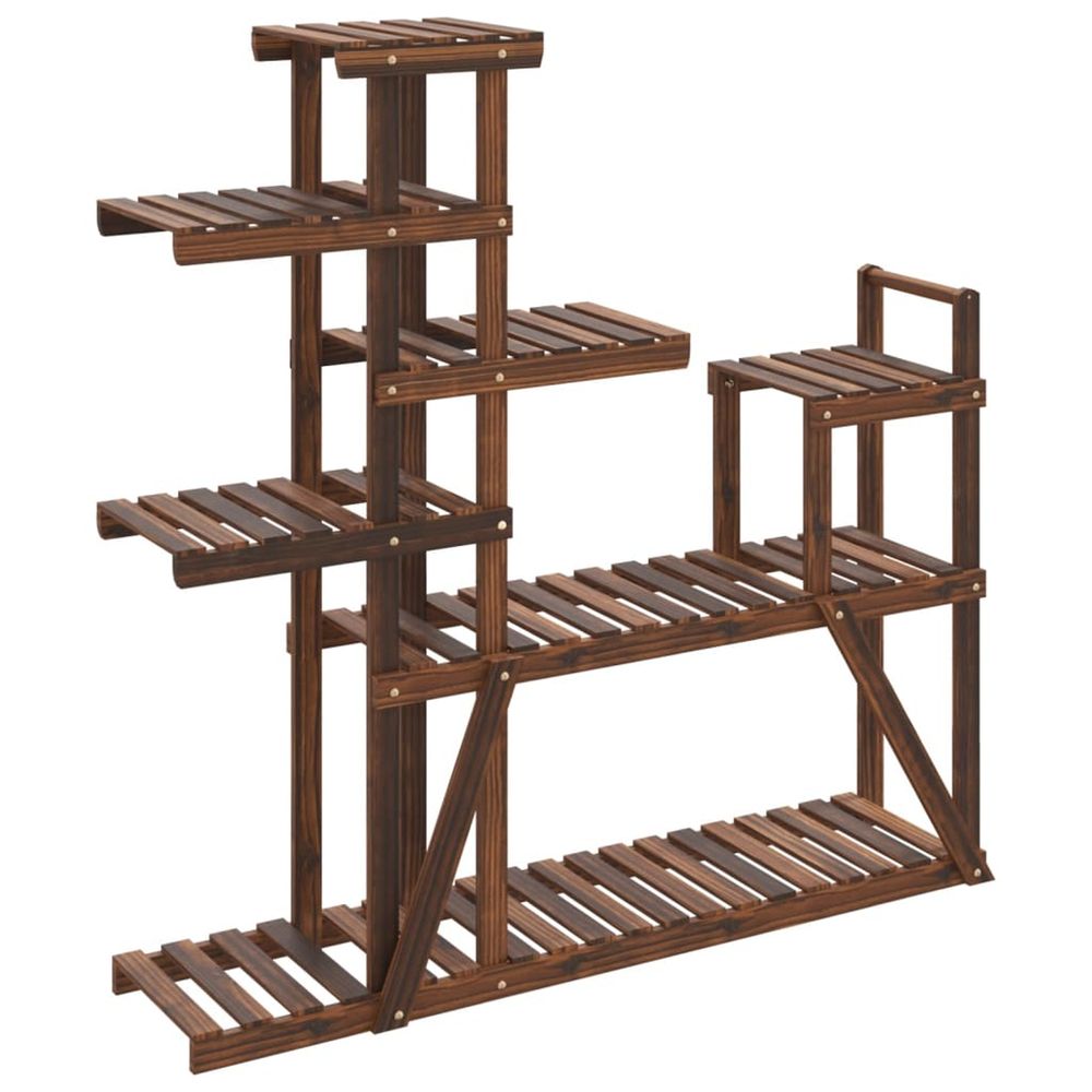Support à fleurs 110x25x111 cm bois massif de sapin