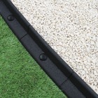Bordures de pelouse flexible 1.2m noir x 46