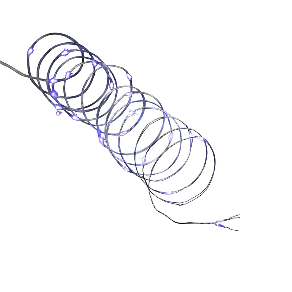 Guirlande fil cuivre 20 led bleues