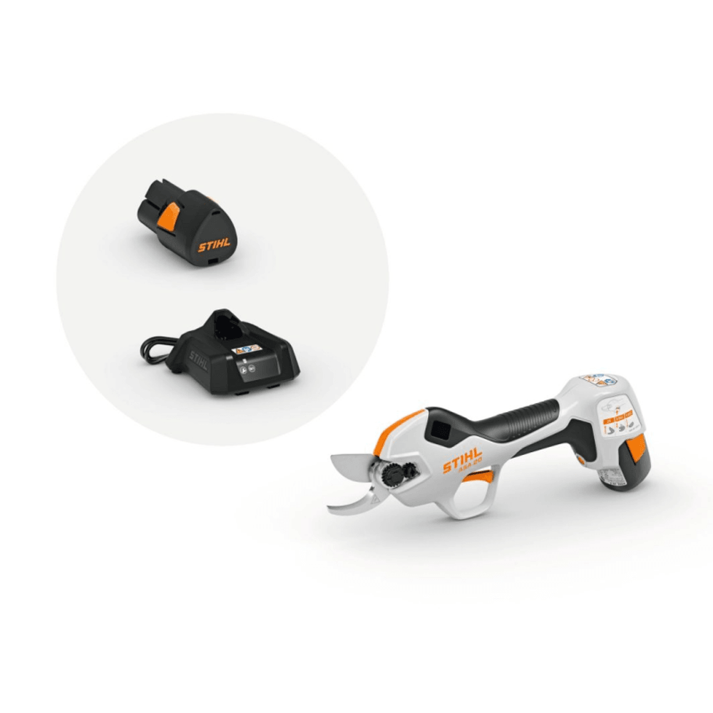 Sécateur à batterie asa 20 stihl - pack chargeur et batterie