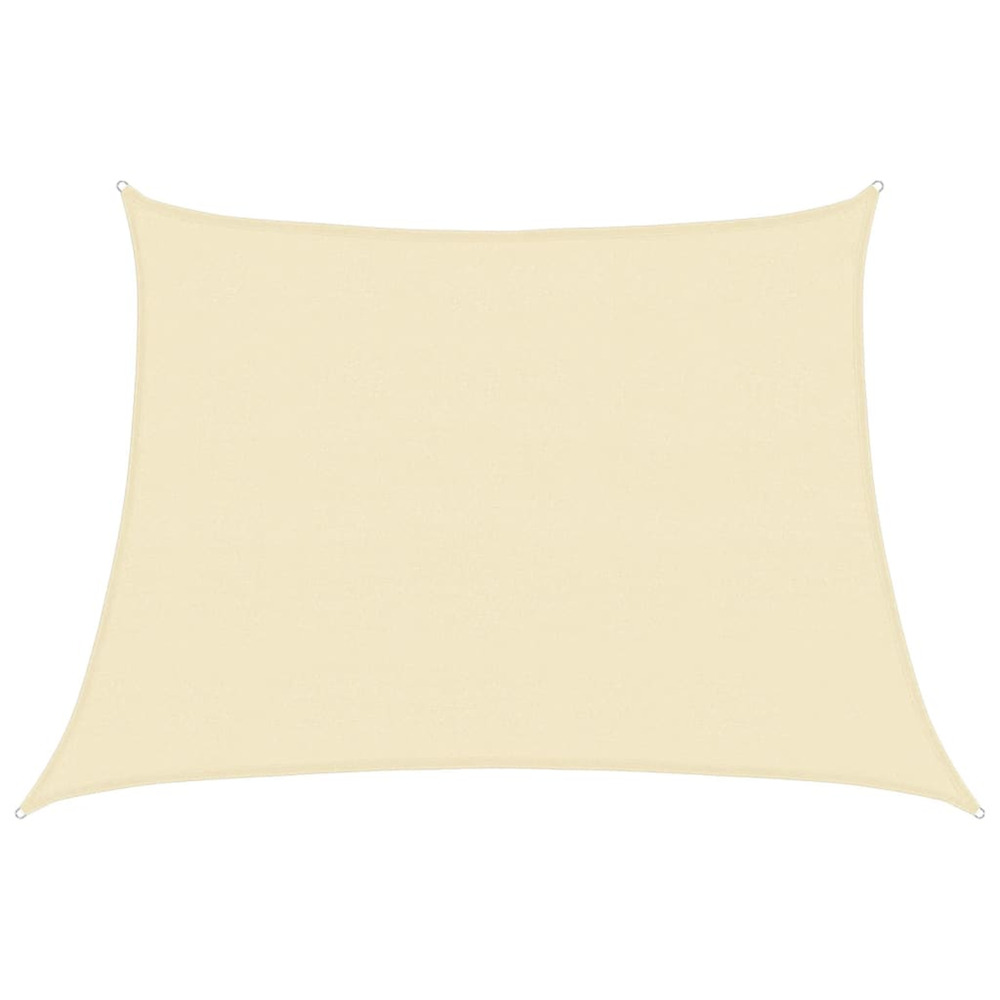 Voile d'ombrage 160 g/m² crème 4/5x3 m pehd