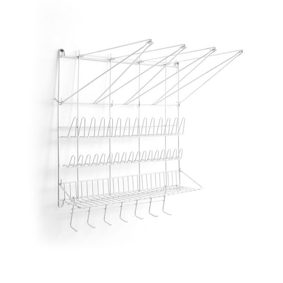 Support murale pour poches pâtissier et douilles 500x360x(h)560 mm - hendi