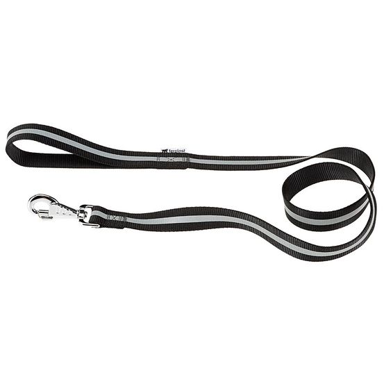 Laisse réfléchissante club reflex g25/120 pour chiens, idéale pour les promenades en soirée