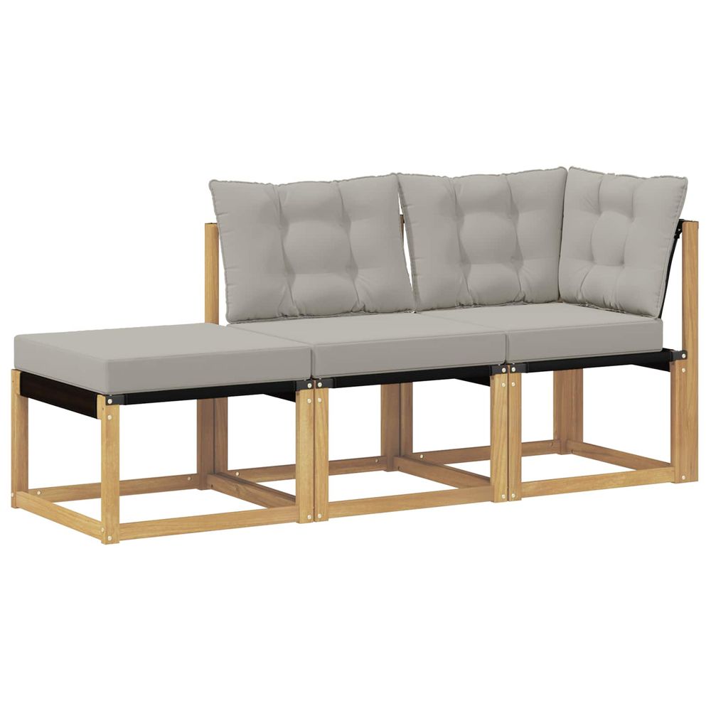 3 pc unité de canapé sectionnel blanc