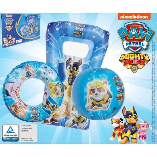 Kit de jeux de plage 3 pièces: ballon, bouée, matelas enfant