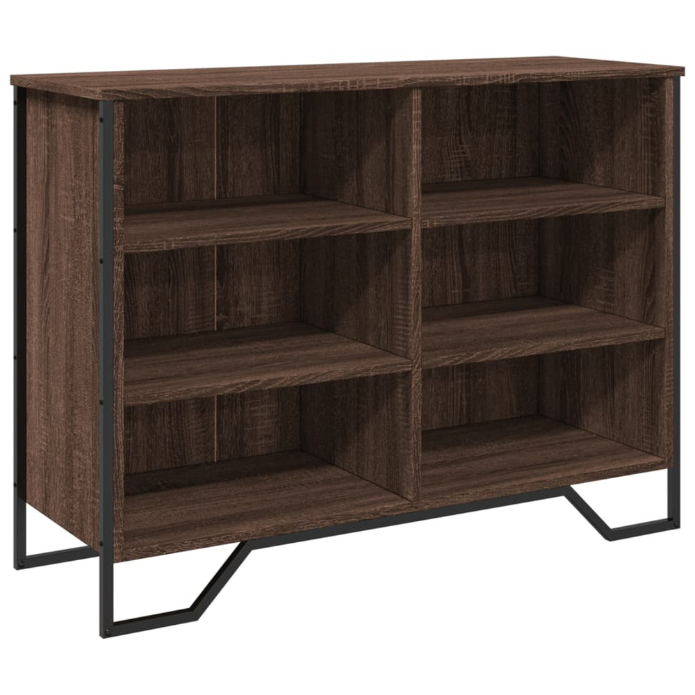 Buffet chêne marron 101x35,5x74,5 cm bois d'ingénierie