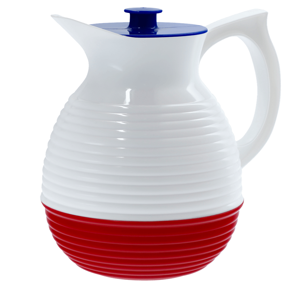 Carafe Vintage LA CARAFE 1,3L - Made In France, Sans BPA, Lavable Lave-Vaisselle (Azur)