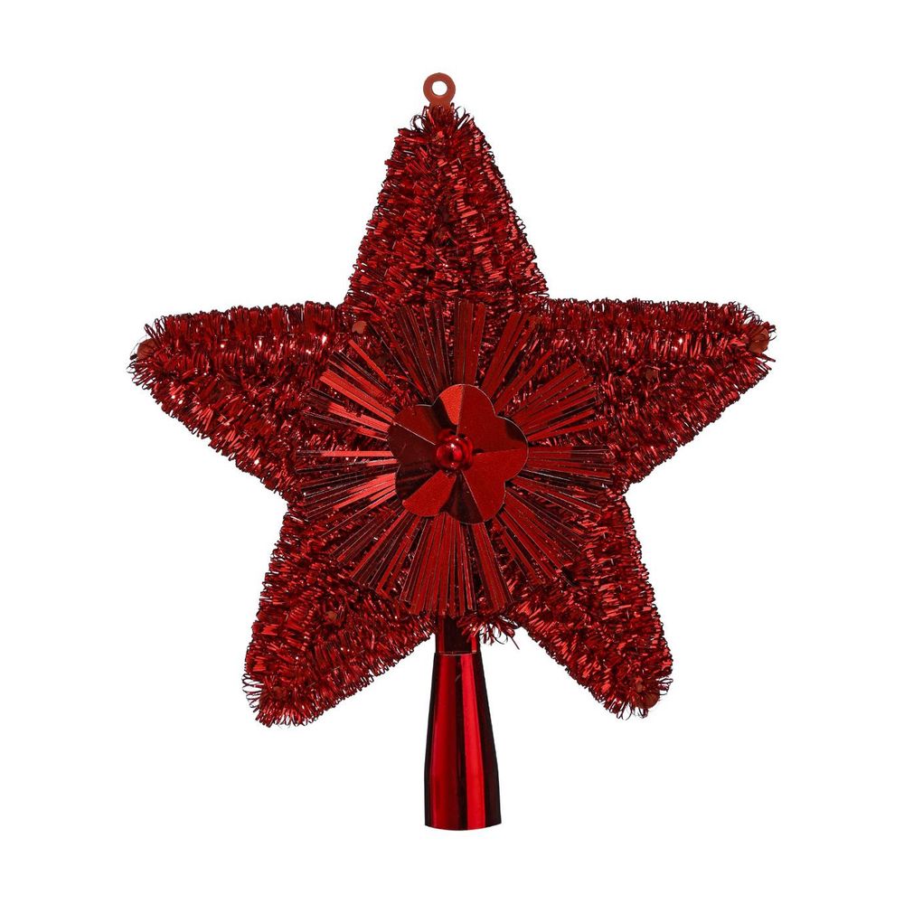 Kentop 3D Cimier Sapin de Noël Creux Étoile 20cm en Fer Brillanté Décoration Arbre Noël Pointes Kentop 3D Cimier Sapin de Noël Creux Étoile 20cm en Fer Brillanté Décoration Arbre Noël Pointes
