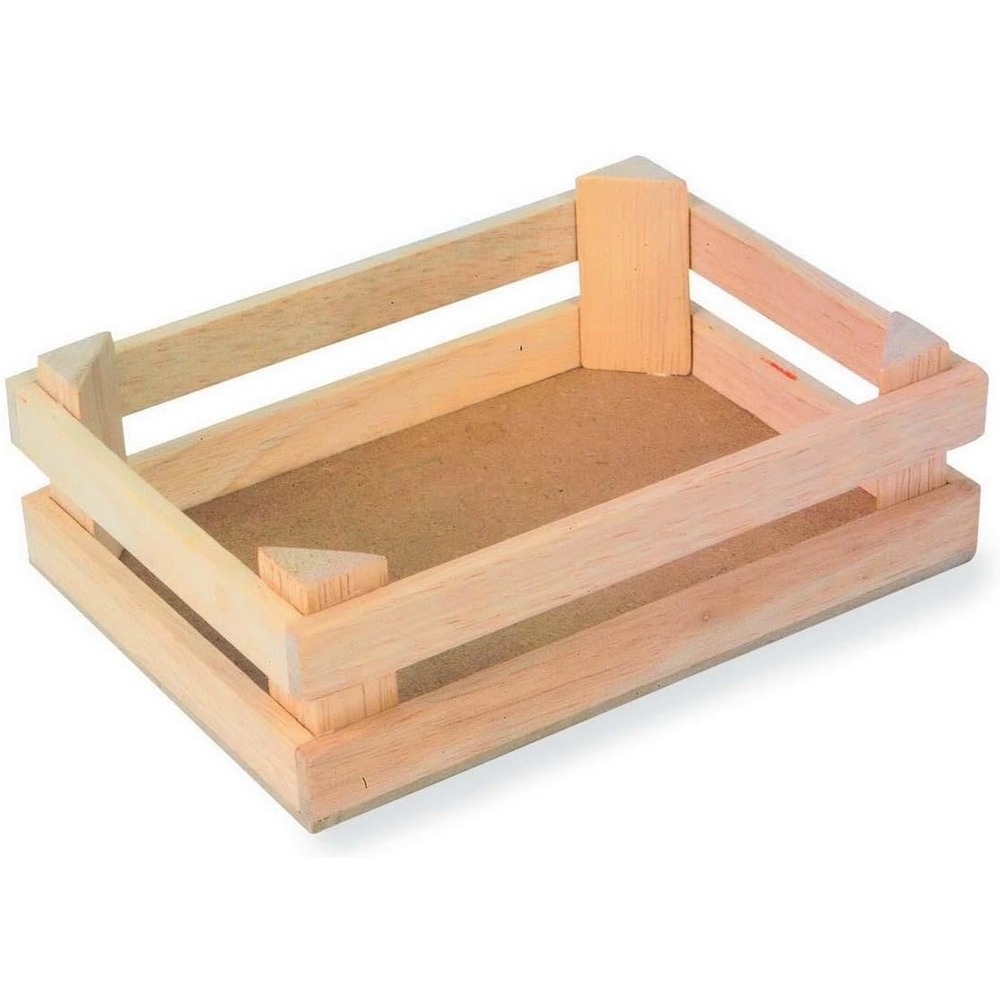 Lot de 3 petites caisses en bois