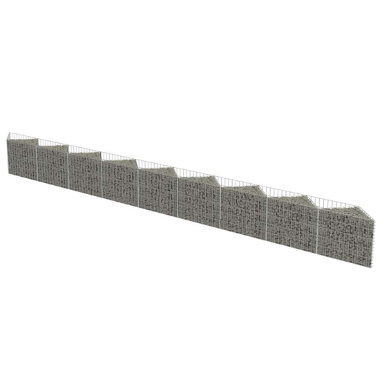 MUR DE GABION ACIER GALVANIS 4-(864954)