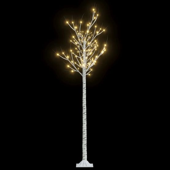 Sapin de noël 200 led blanc chaud saule 1,8 m int/ext