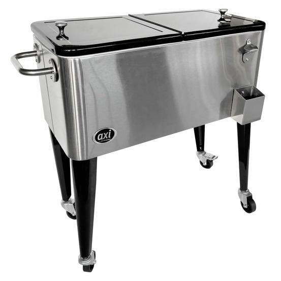 Evier exterieur retro cooler acier inox