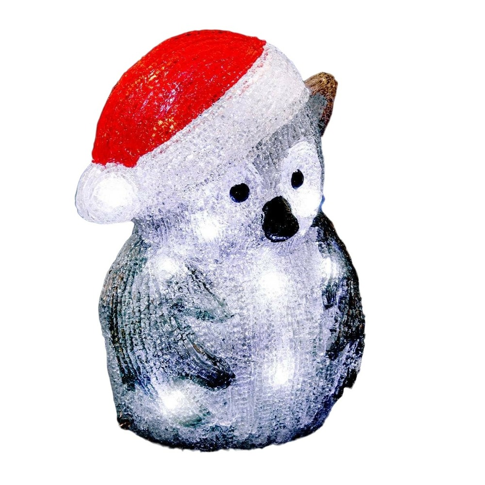 Hibou lumineux 20 led décoration extérieure/intérieure