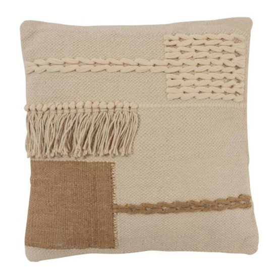 Coussin déco franges