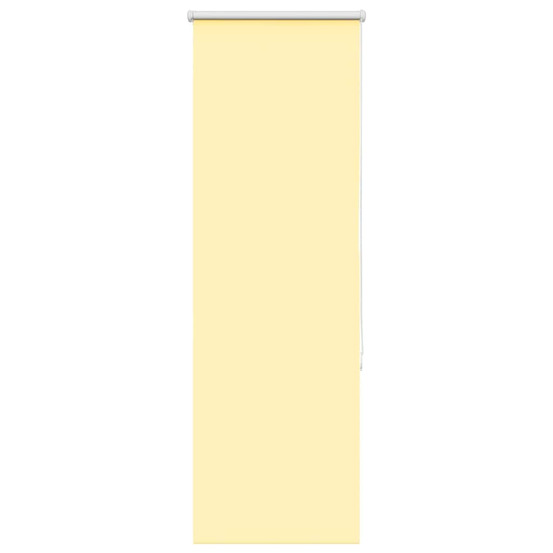 Store enrouleur occultant jaune largeur du tissu 40,7 cm