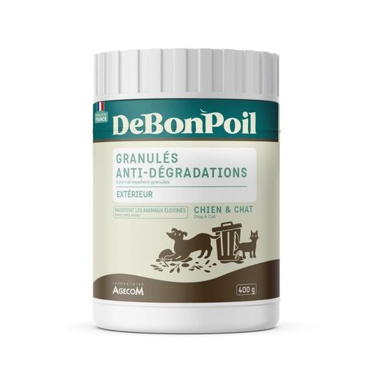 Granulés répulsifs extérieur chien chat debonpoil 400 g