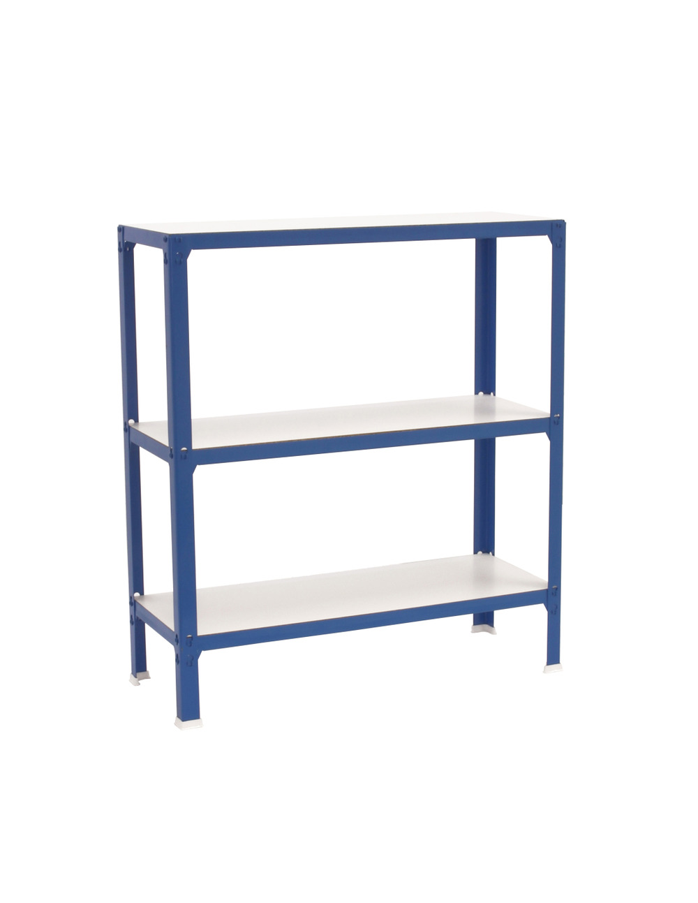 Etagère légère sans vis simonhome click wood mini 3/300 bleu/blanc bleu/blanc 900x800x300 - simonrack