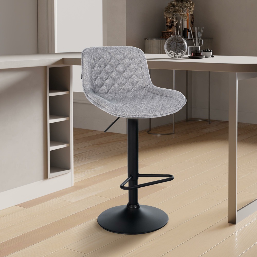 Tabouret de bar kasson tissu