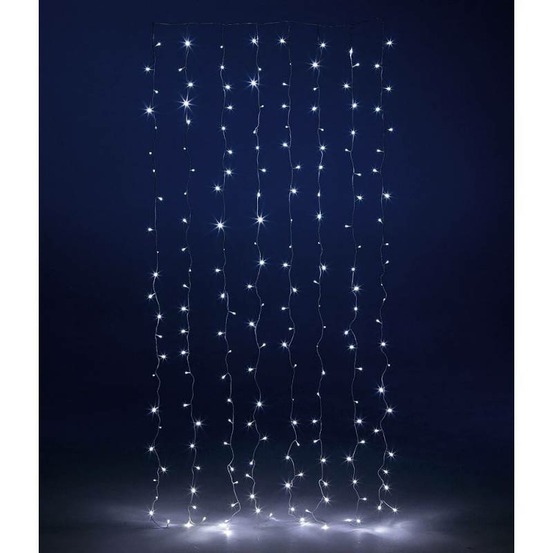 Rideau lumineux led 5m de haut 24v blanc froid professionnel lotti