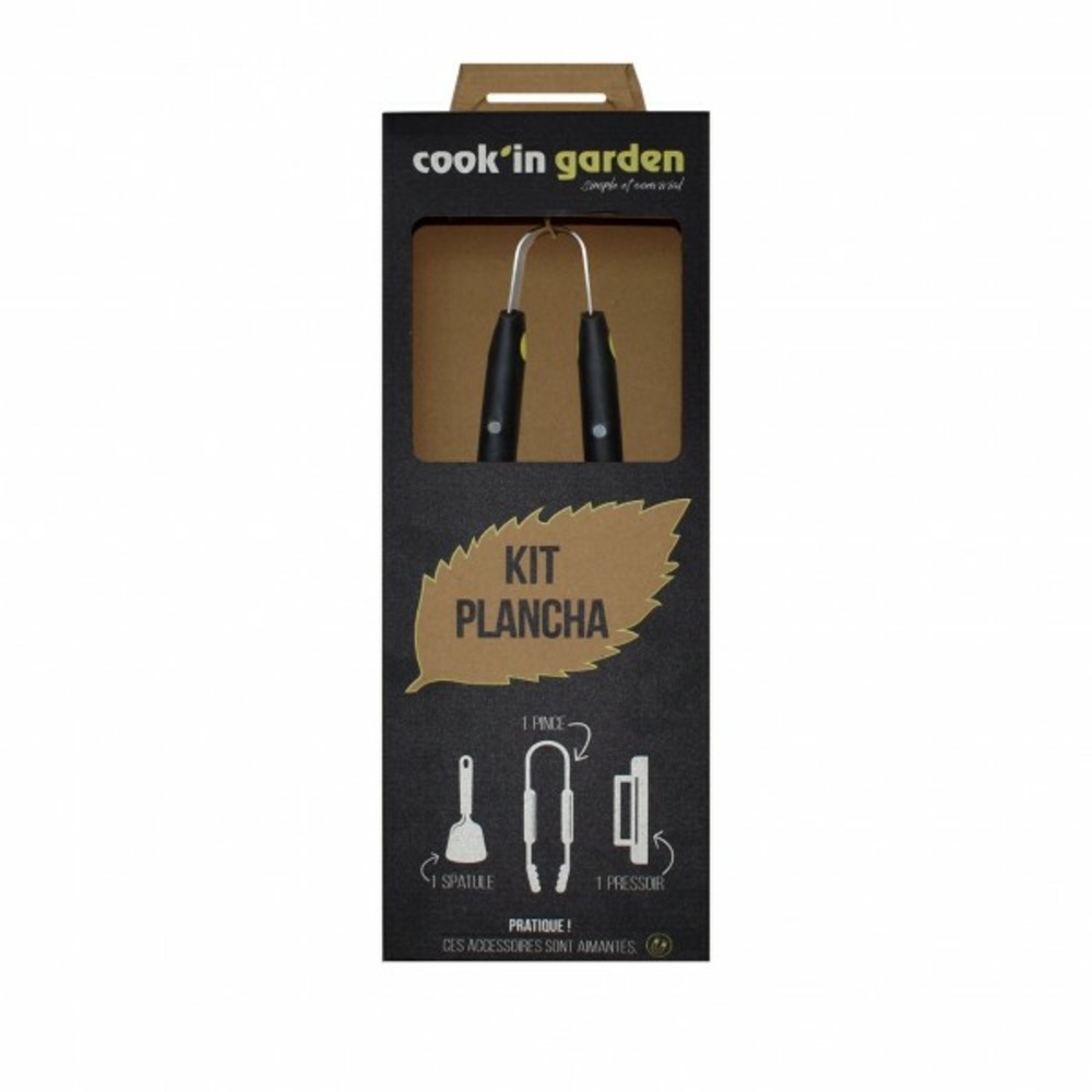 Kit plancha 3 ustensiles