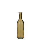 Mica decorations - vase bouteille en verre recyclé ocre h50