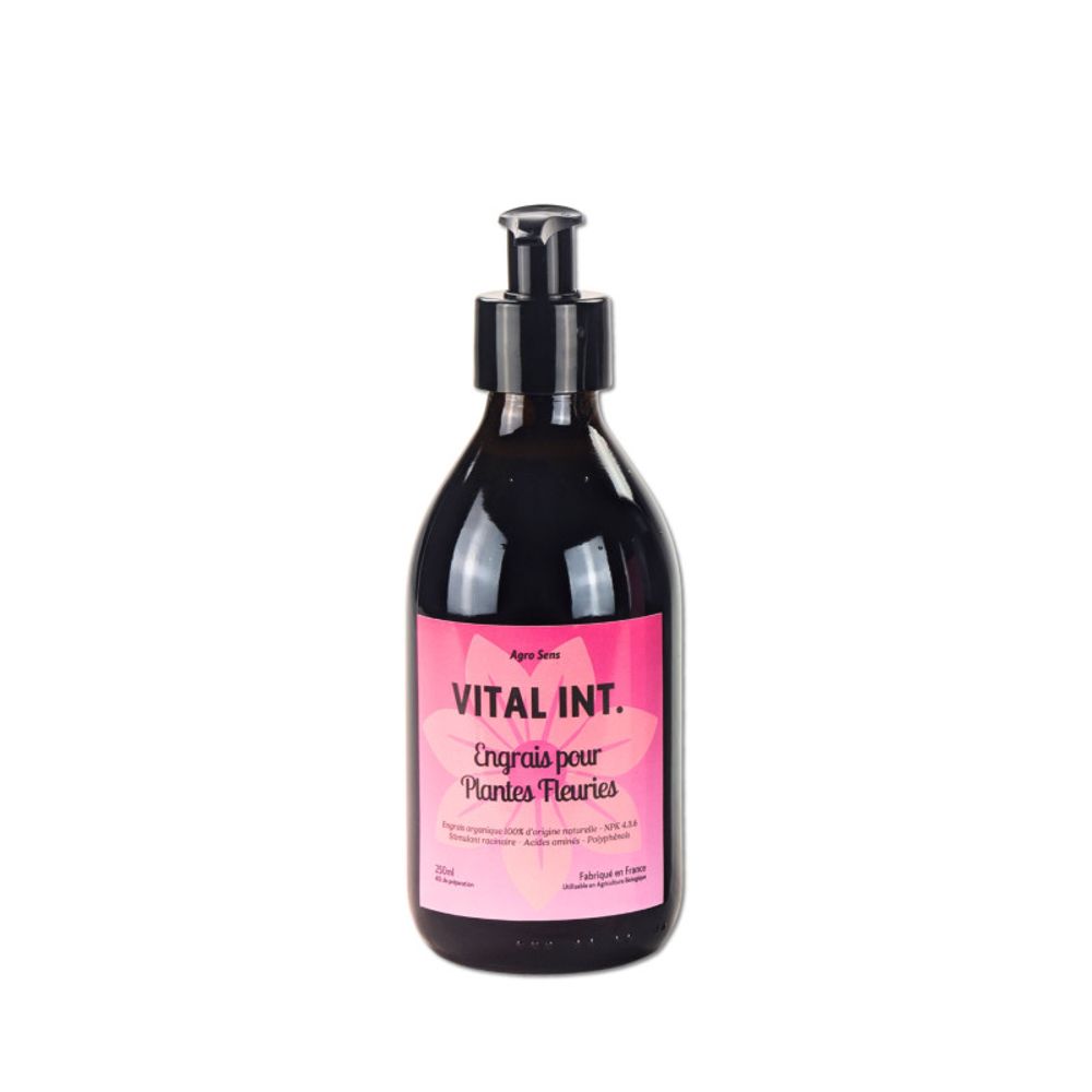 Vital int. Plantes fleuries - engrais pour plantes fleuries d'intérieur - 250 ml
