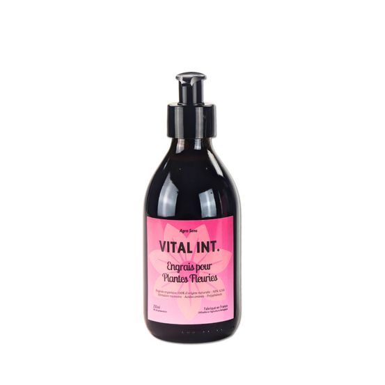 Vital int. Plantes fleuries - engrais pour plantes fleuries d'intérieur - 250 ml
