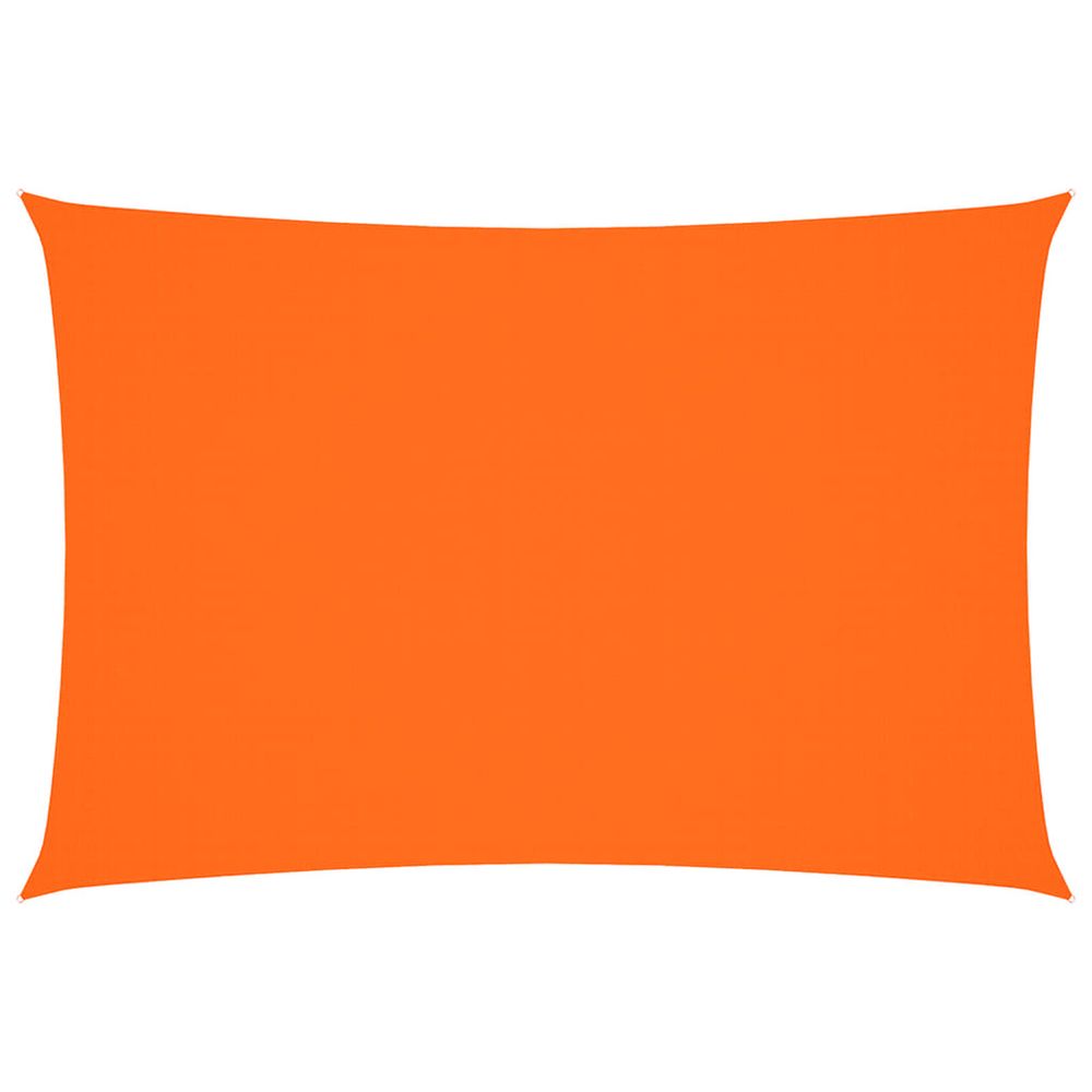 Voile de parasol tissu oxford rectangulaire 3x5 m orange