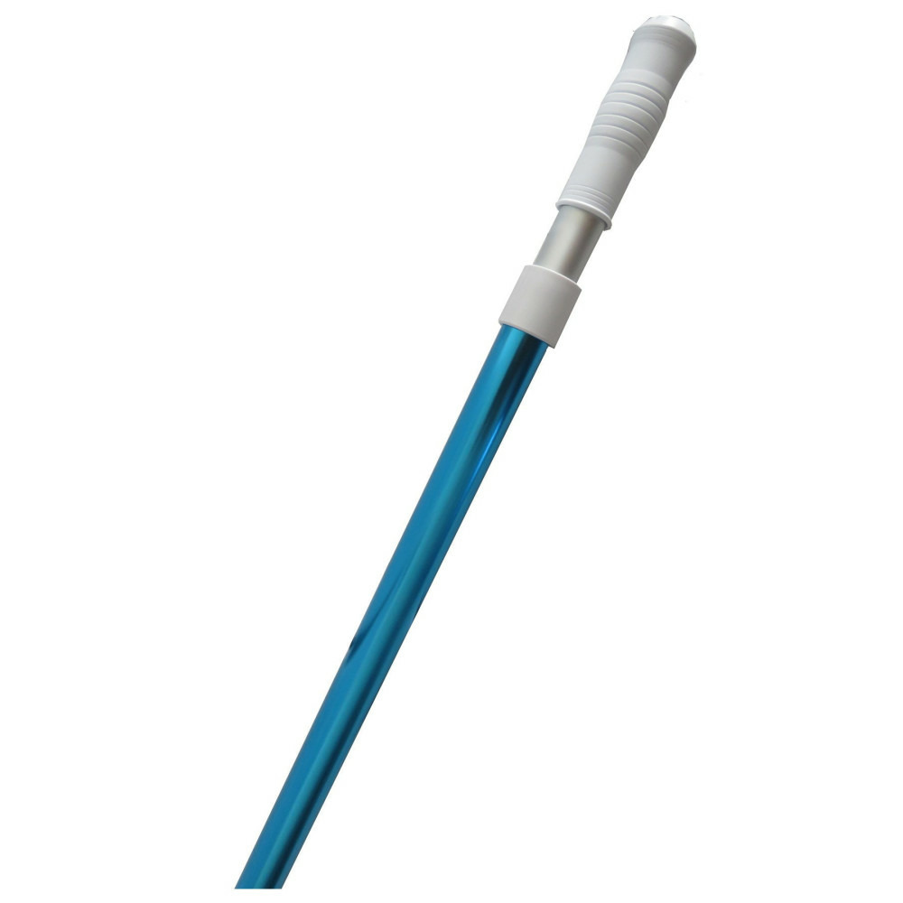 Manche télescopique en alu pour piscine, utile 2.4 ml - de 1.34 a 2.4 ml.