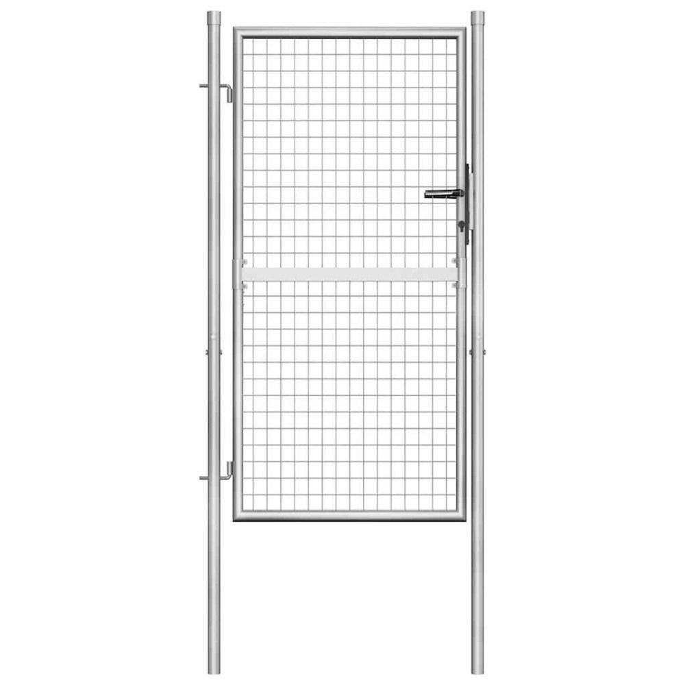 PORTE DE JARDIN ACIER GALVAN 4-(864206)