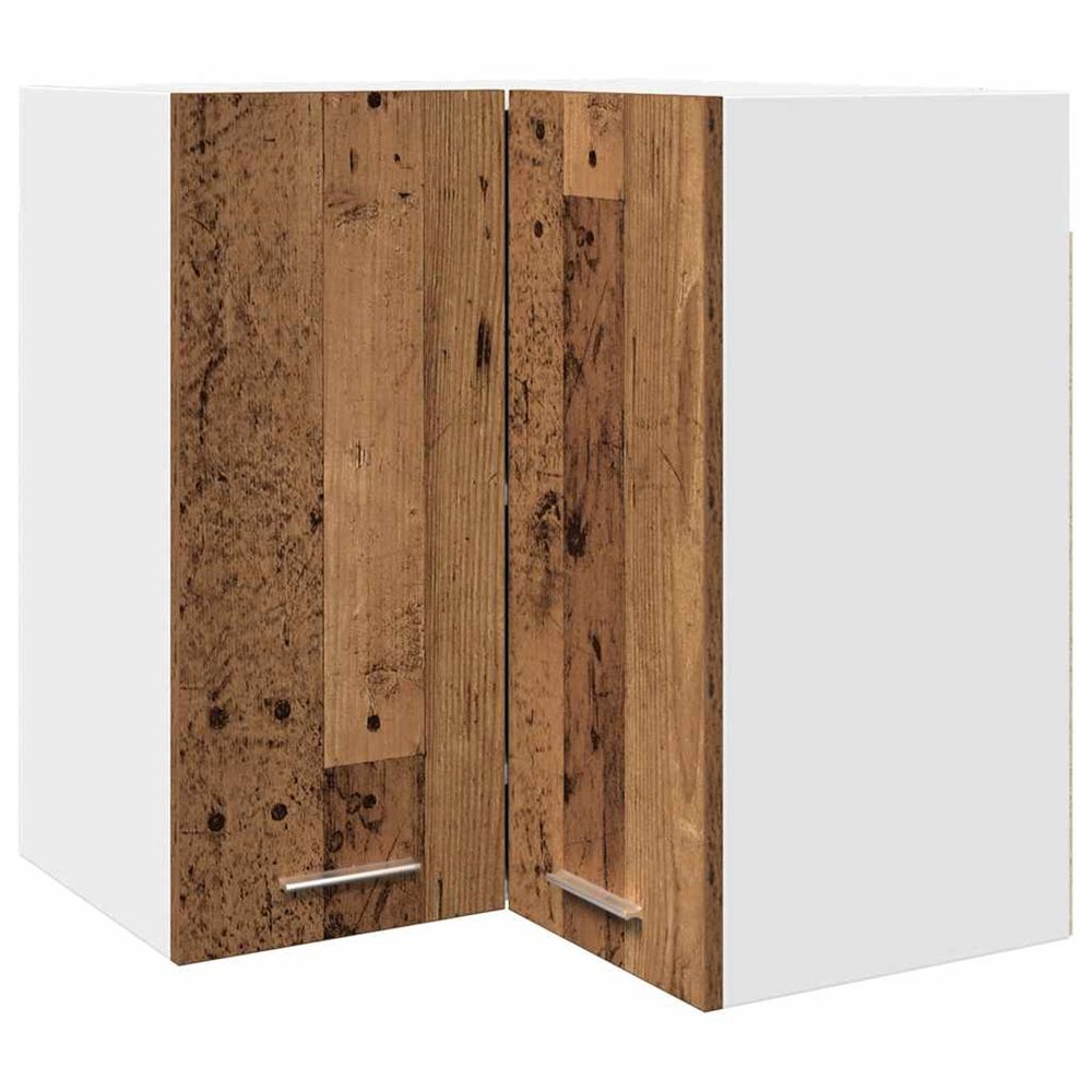 Armoire d'angle suspendue 