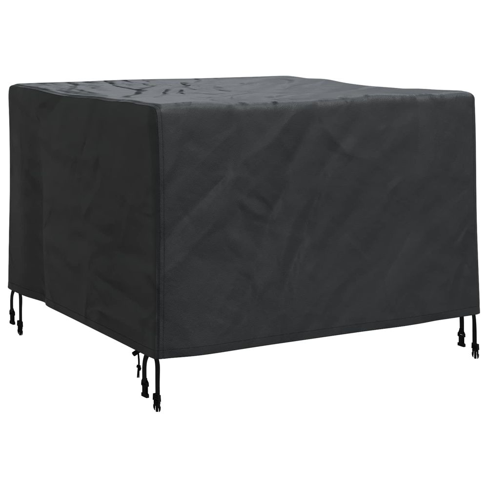 Housse pour meubles 99 x 99 x 60 cm tissu oxford 210d noir