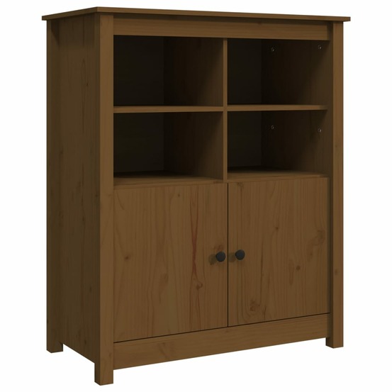 Buffet bahut commode armoire meuble de rangement organisateur cuisine salle de séjour salon 83 x 41,5 x 100 cm bois massif de