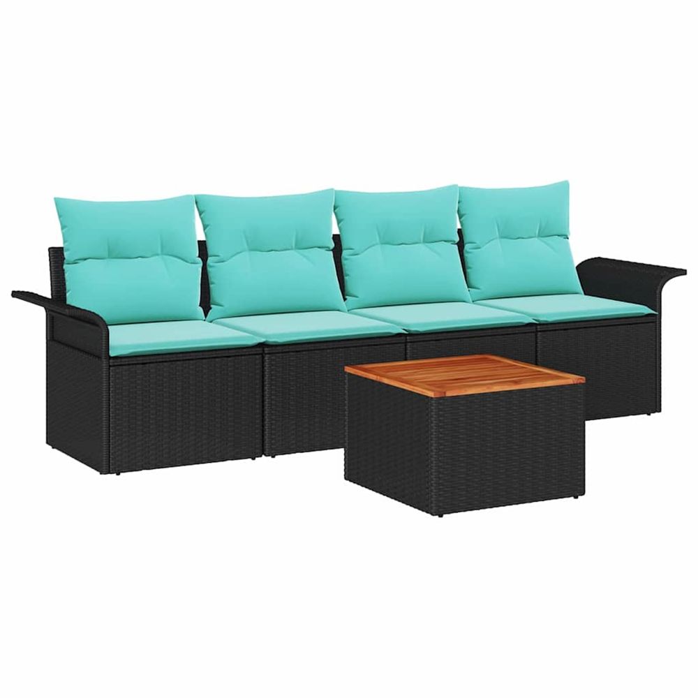 Ensemble de canapé de jardin 5 pc 4-nombre de places