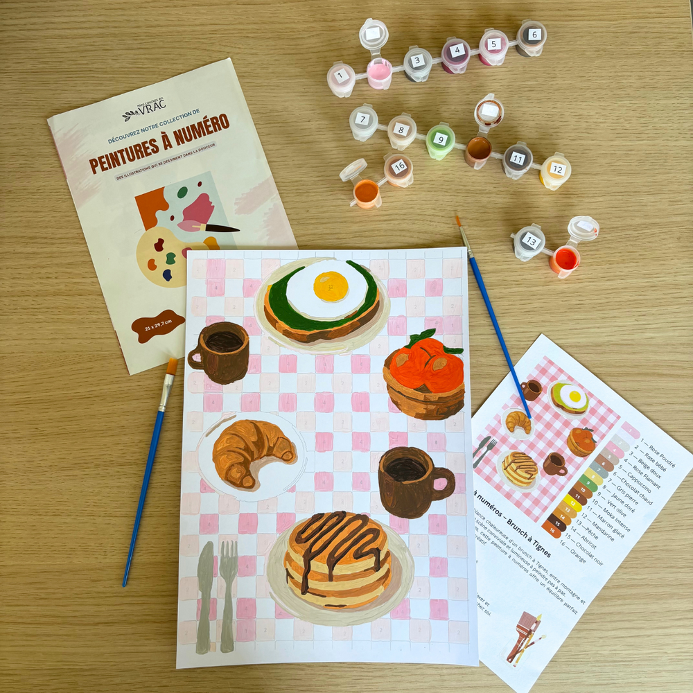 Peinture au numéro - brunch