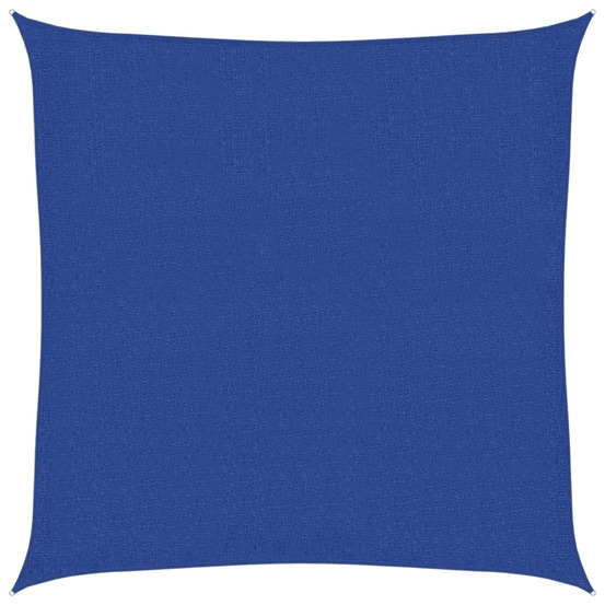 Voile d'ombrage 160 g/m² bleu 2,5x2,5 m pehd