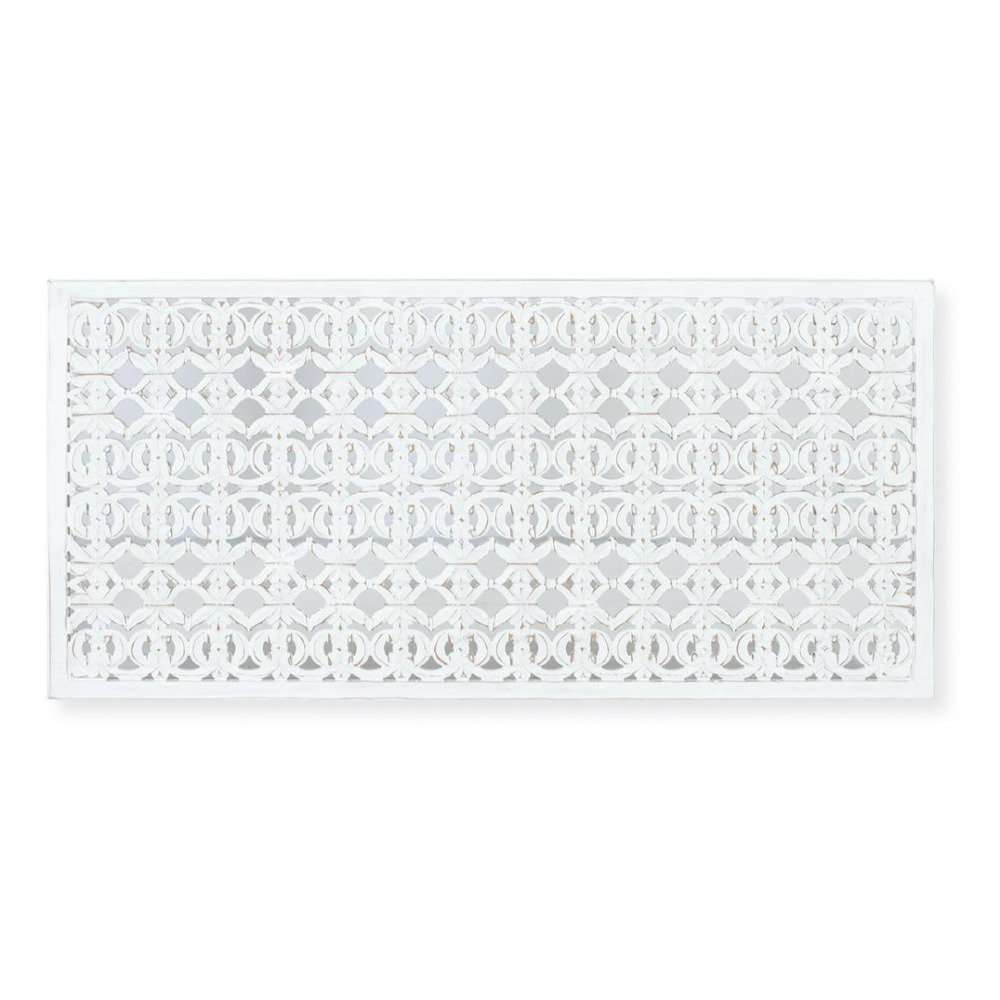 Tête de lit blanc mdf - décoration d'autrefois