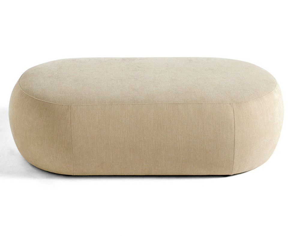 Santorini - pouf modulable - en tissu texturé