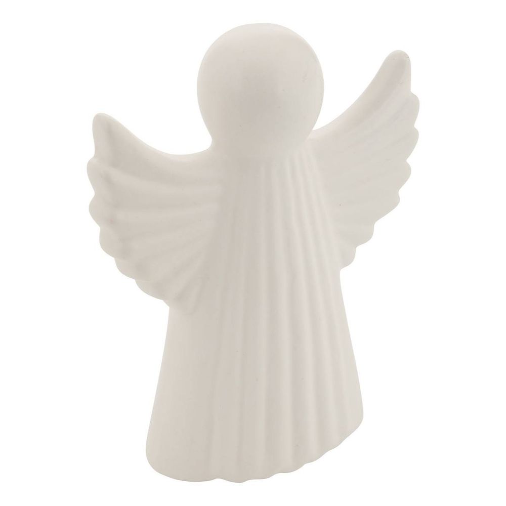 Ange de noël en céramique h. 12,5 cm