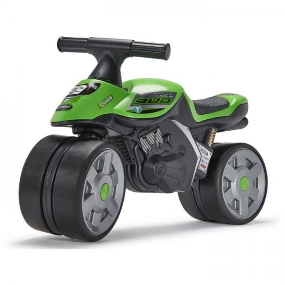 Porteur trotteur moto - - bud racing - des 12 mois - 100% fabriqué en france - 40% de plastique recyclé