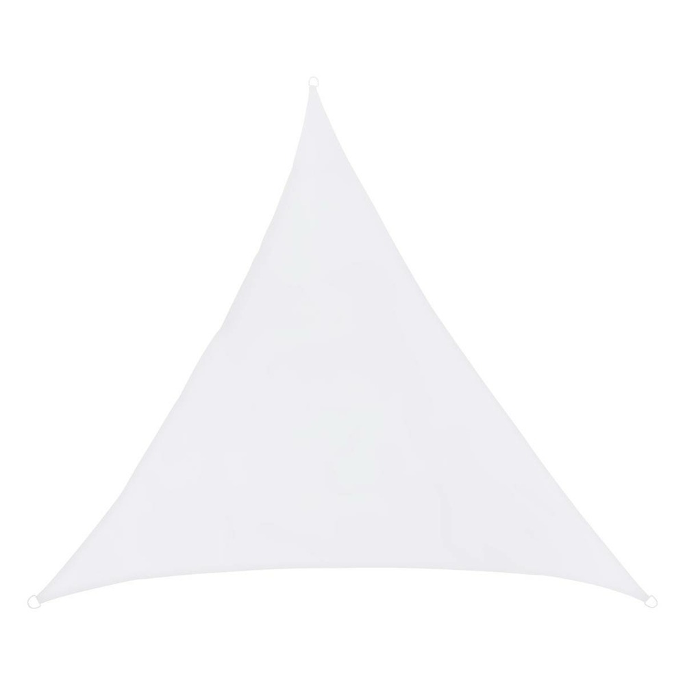 Voile d'ombrage triangulaire curacao blanc