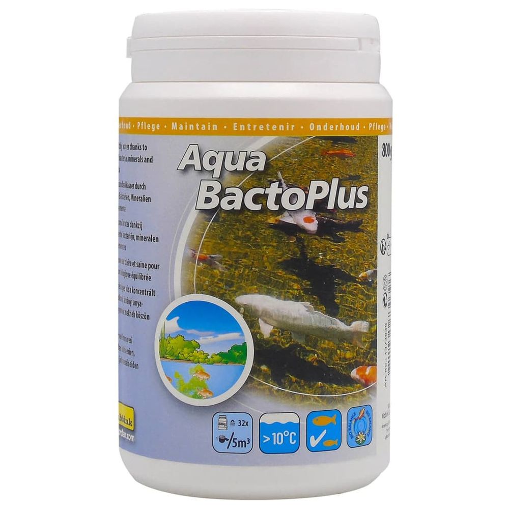 Traitement de l'eau d'étang aqua bacto plus 800 g pour 160000 l